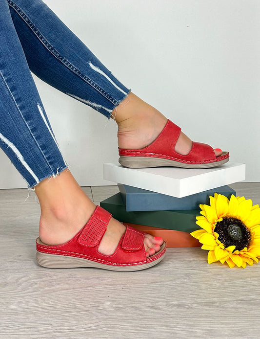 Sandalias Adilia - Rojas