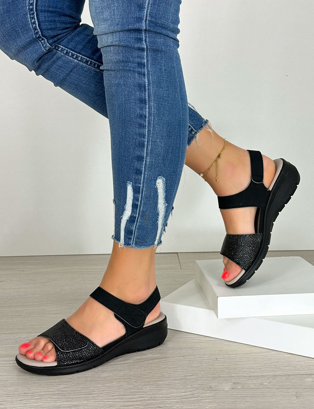 Sandalias Amalia - Negras