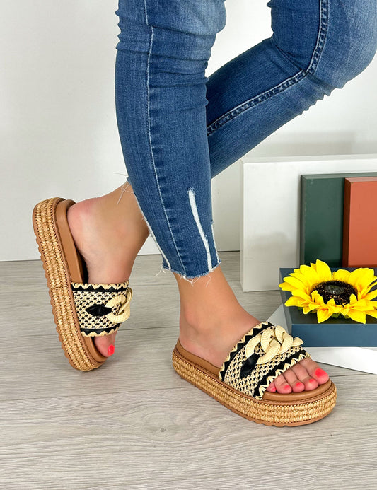 Sandalias Carmo - Negras