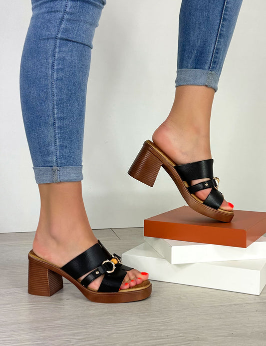 Sandalias Clara - Negras