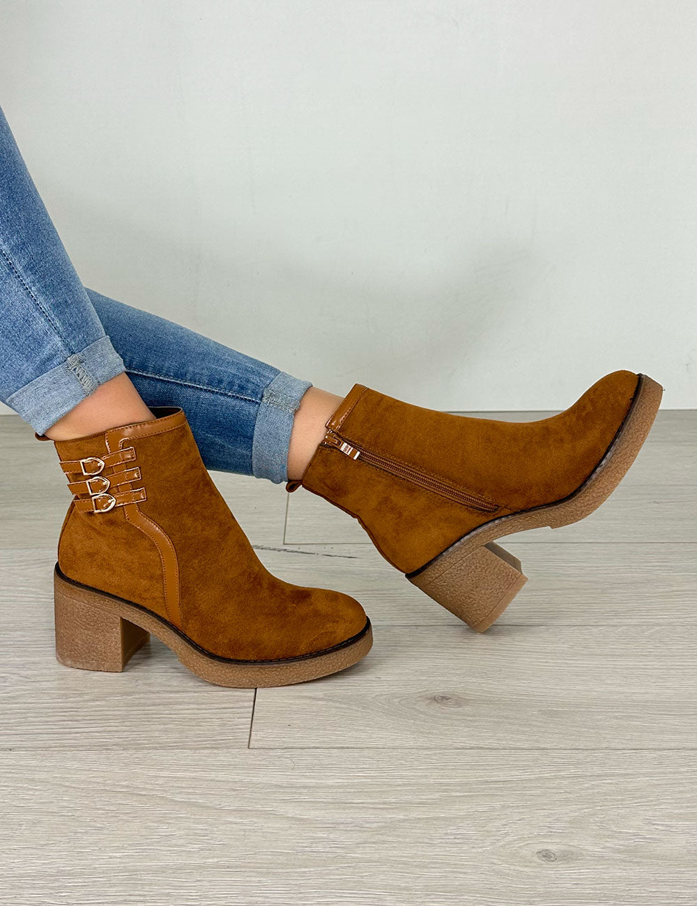 Botines Estela - Camel
