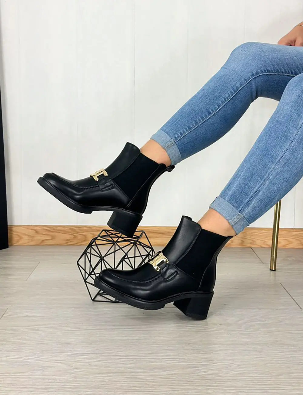 Botines Ideal - Negro