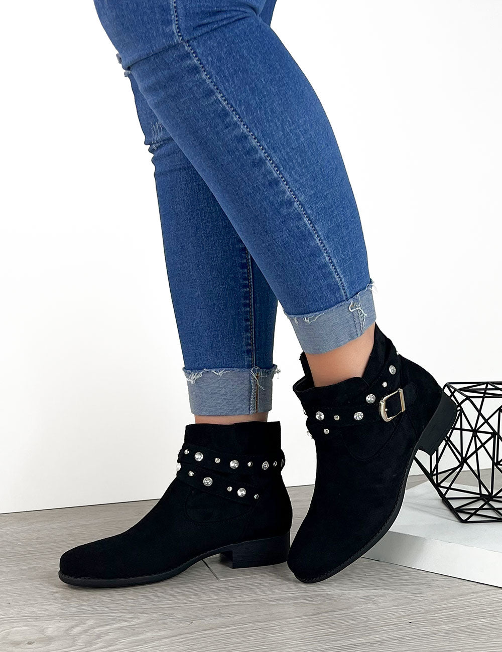 Botines Kary - Negro