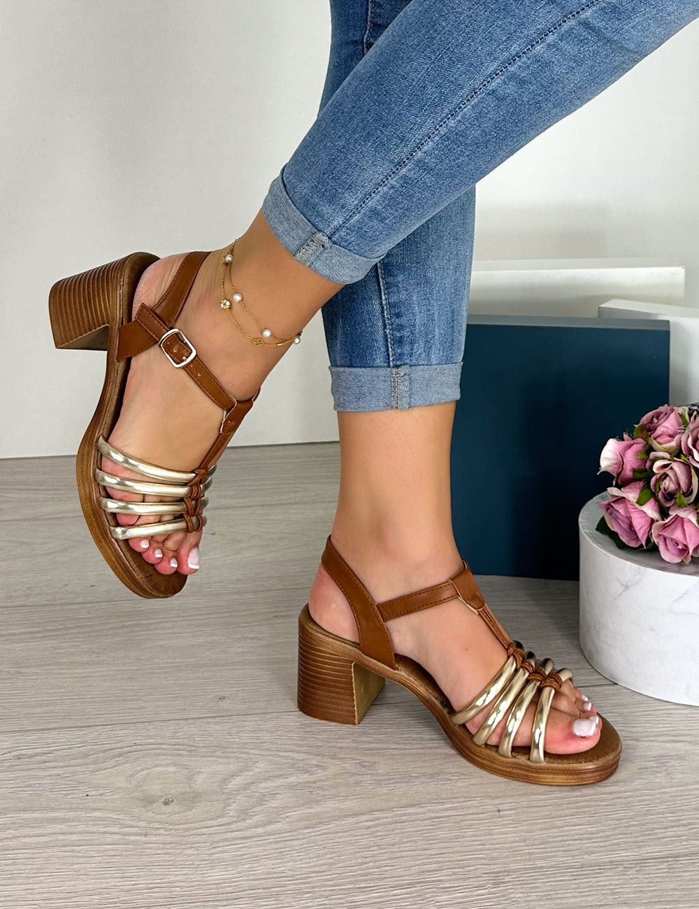 Sandalias Lulu - Doradas