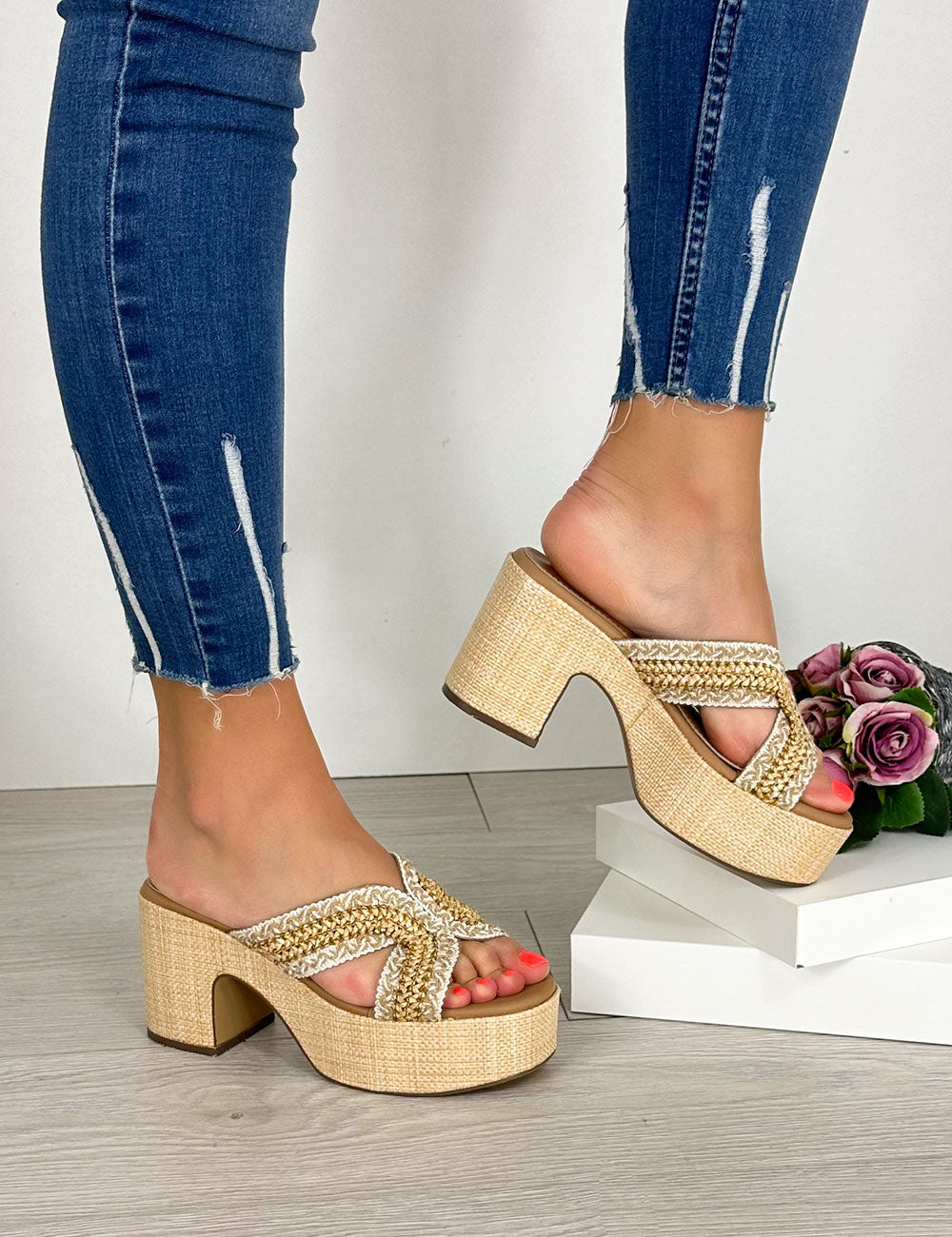 Sandalias Matilde - Beige