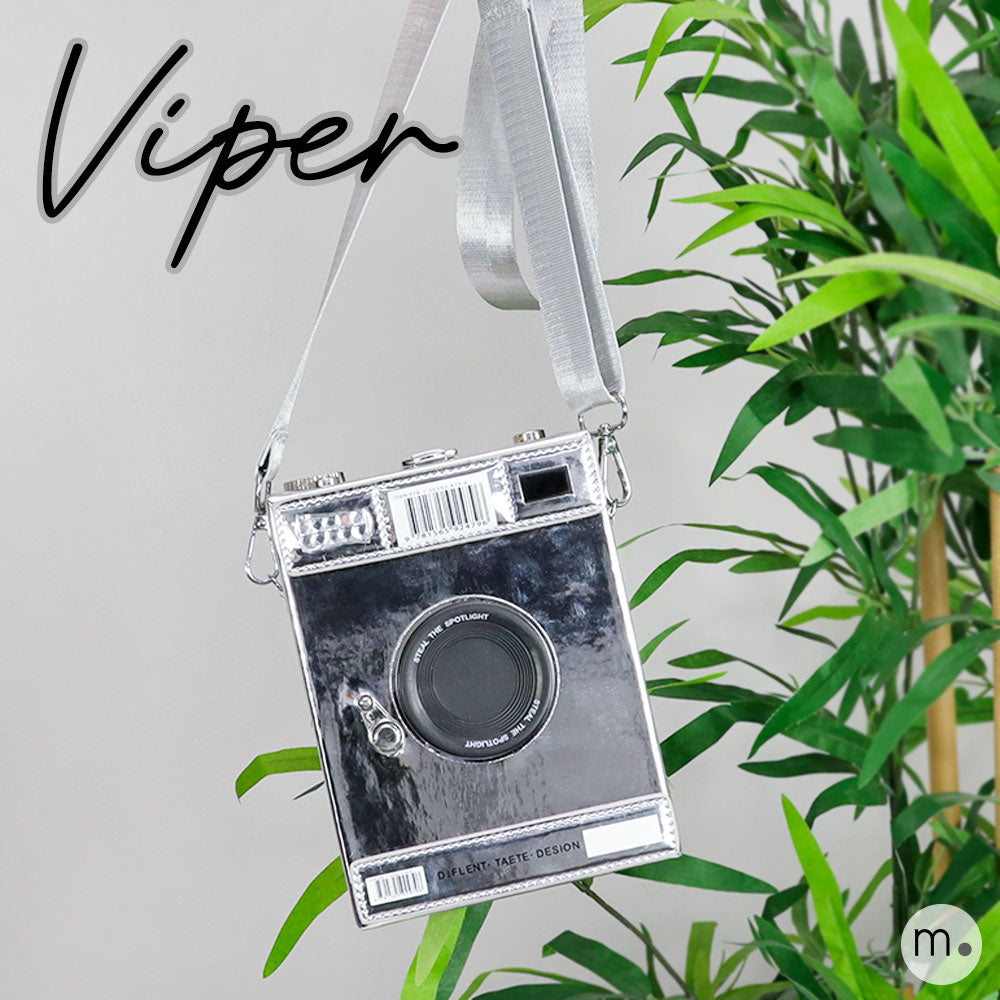 Bolso bandolera Viper - Plateado