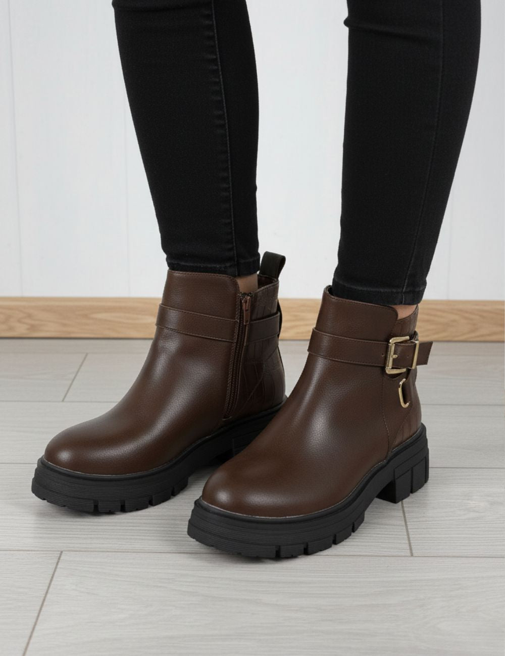 Botins Amparo - Castanho