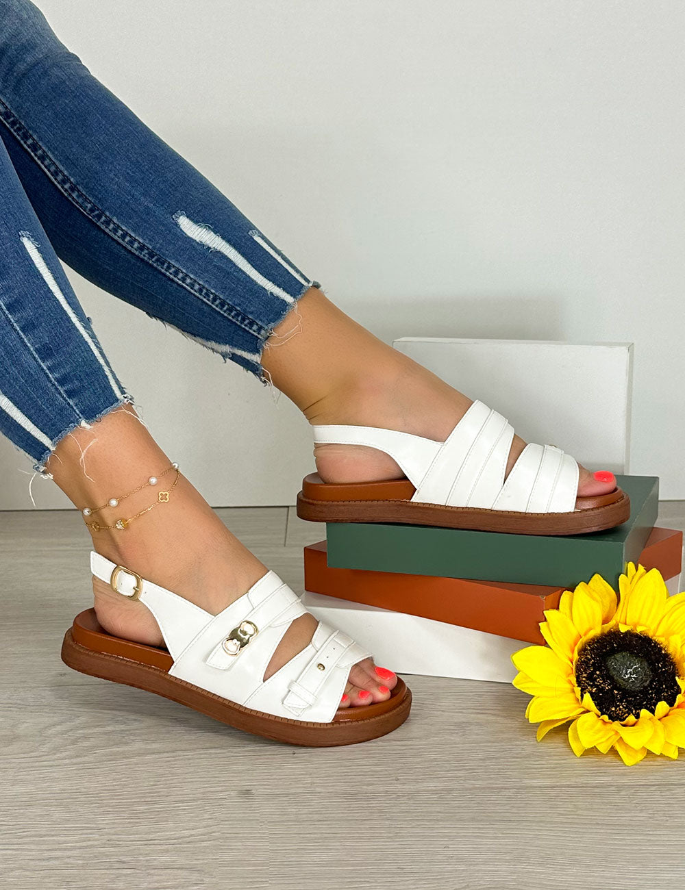 Sandalias Vicky - Blanco