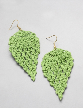 Pendientes color caqui - verde