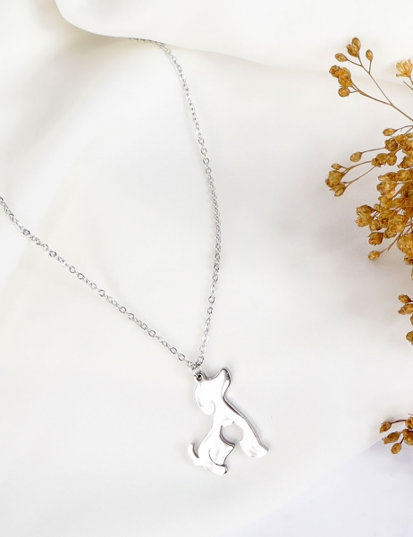 COLLAR PARA MASCOTA - PLATA