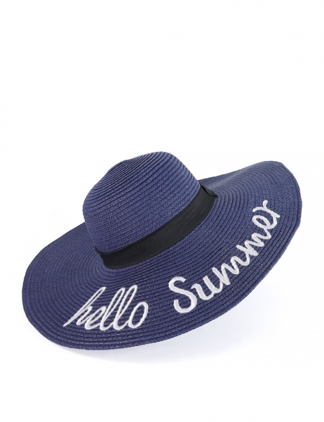 Sombrero de verano - Azul