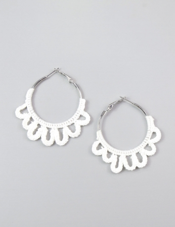 Pendientes Kino - Blanco