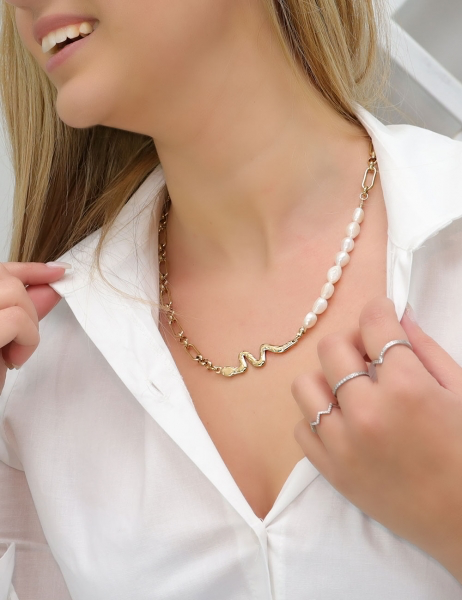 Collar de serpiente - Oro