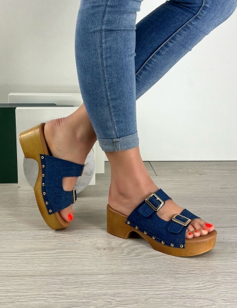 Sandalias Laura - Azul