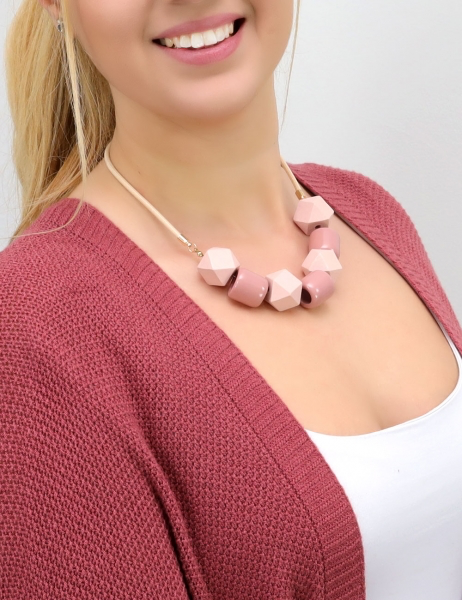 Collar de cuentas - Rosa