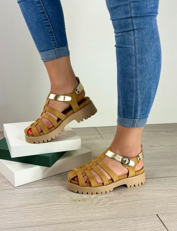 Sandalias Bianca - Camel