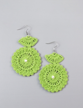 Pendientes de feijoa - Verde