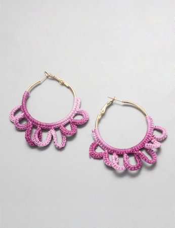 Pendientes Kino - Lila