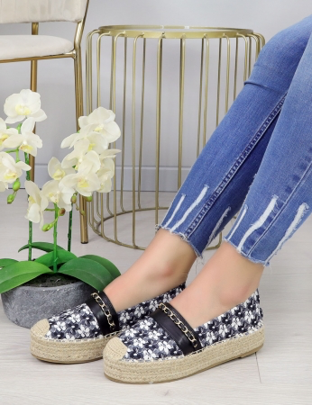 Alpargatas Marcela - Negras