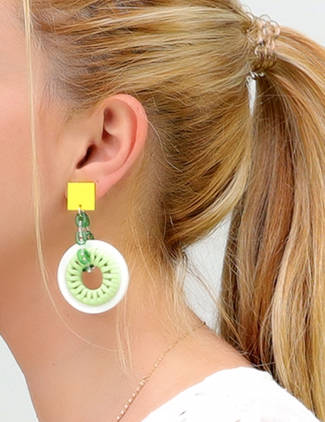 PENDIENTES CALISTO - VERDE