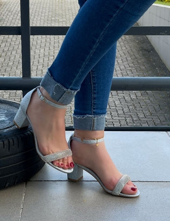 Sandalias Hanni - Plateadas