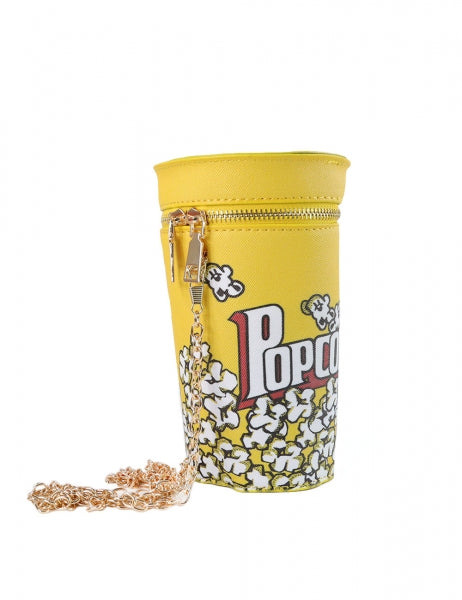 Bolso bandolera con forma de palomitas de maíz