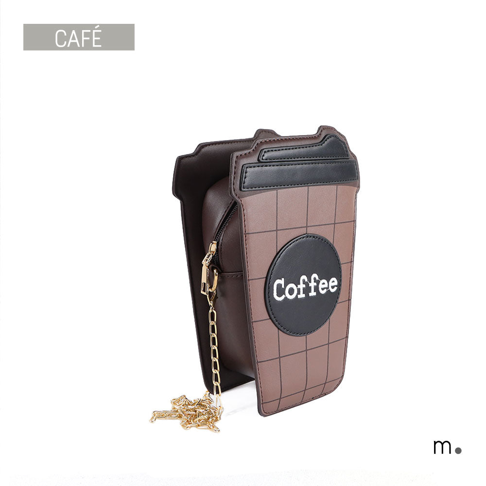 BOLSA DE HOMBRO DE CAFÉ