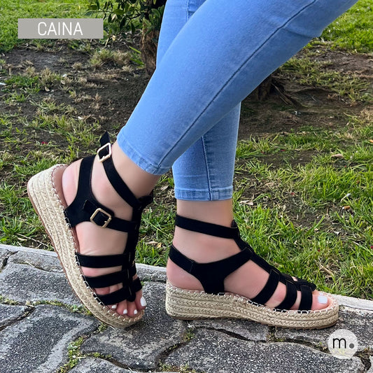 Sandalias Caina - Negras
