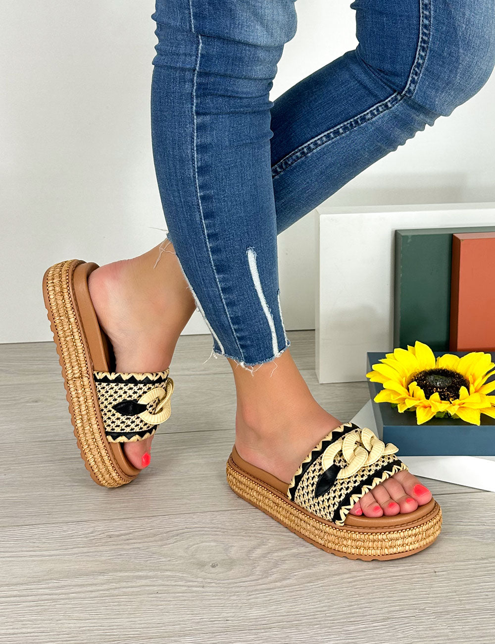 Sandalias Carmo - Negras