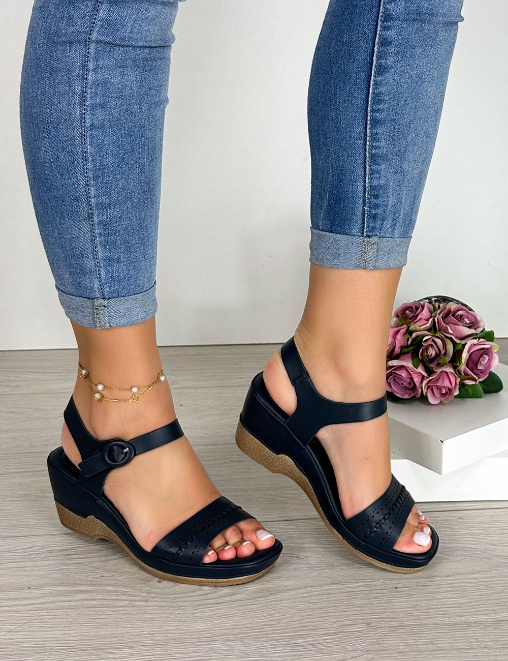 Sandalias Cato - Azul Marino