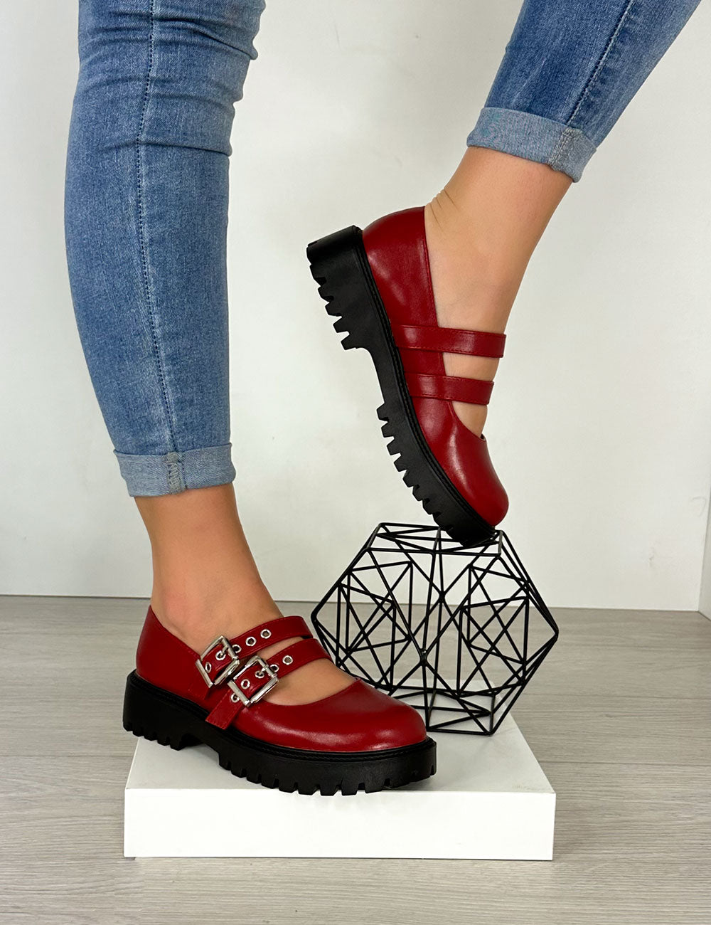 Zapatos Dina - Rojo