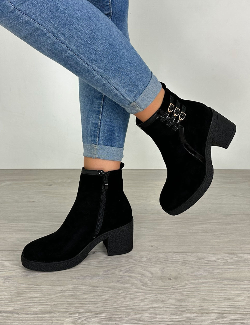 Botines Estela - Negro
