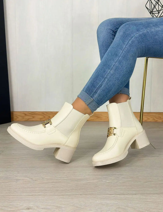 Botines Ideal - Beige