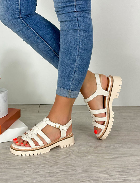 Sandalias Inés - Blanco