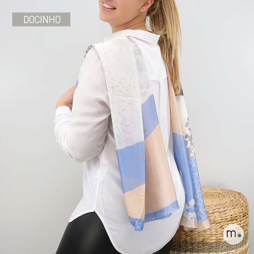 Bufanda dulce - Azul