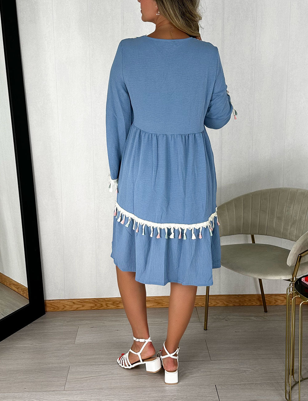 Vestido Lenia - Azul