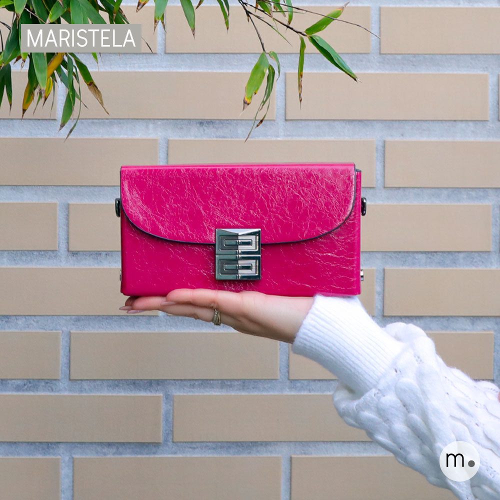 Bolso de hombro Maristela - Rosa