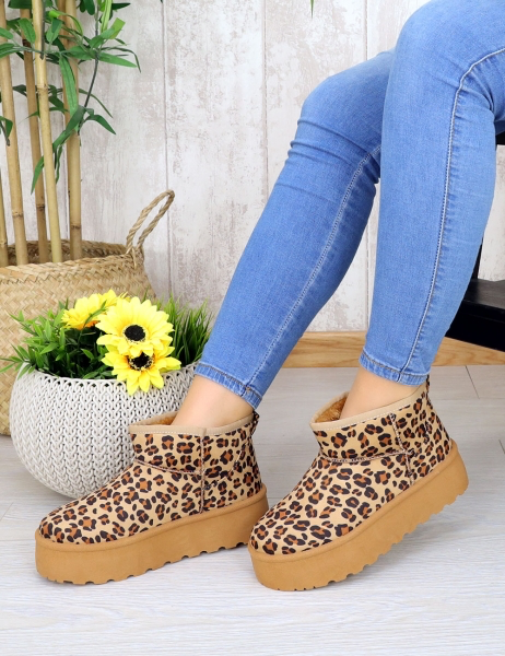 Botines Picollo - Leopardo