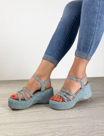 Sandalias Valeria - Azul