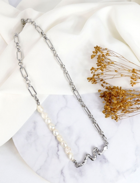 Collar de serpiente - Plata