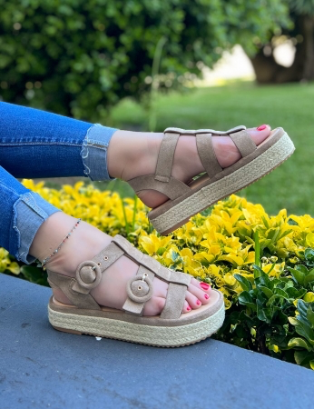 Sandalias Chilly - Caqui