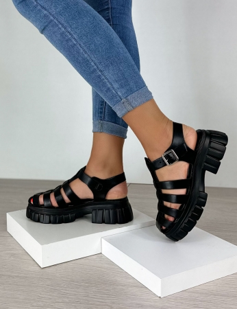 Sandalias Alcione - Negras