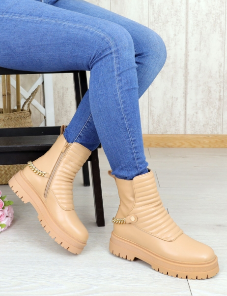 Botines Nixie - Color piel