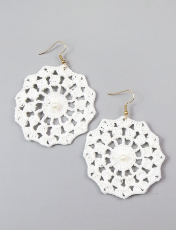 Pendientes Baru - Blanco