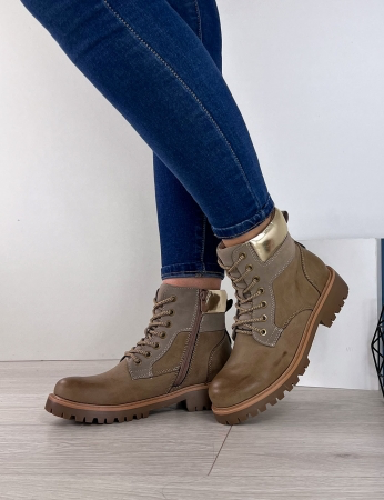 Botines Irela - Caqui