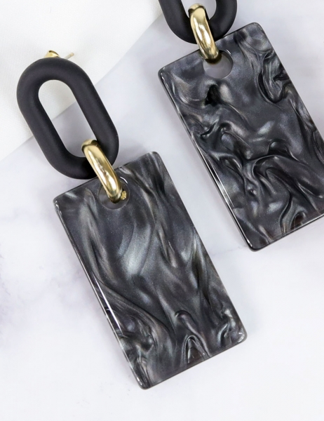 Pendientes Ivana - Negro