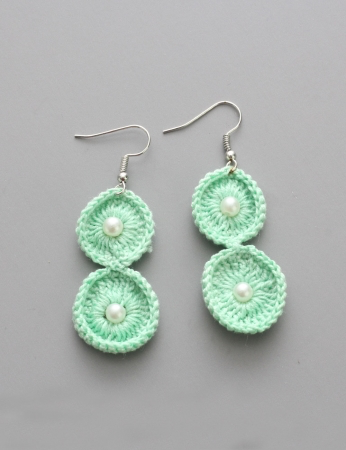 Pendientes de guayaba - verde