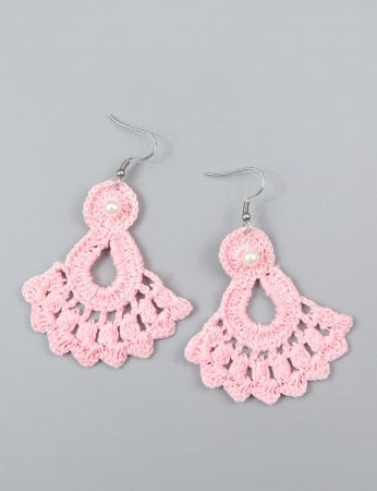 Pendientes de piña - color rosa