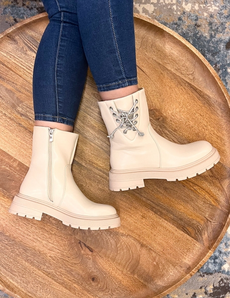 Botines Eva - Beige