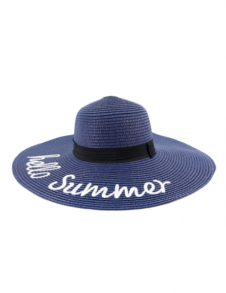 Sombrero de verano - Azul